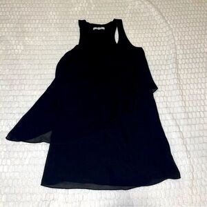 Naked zebra Mini black women dress - small